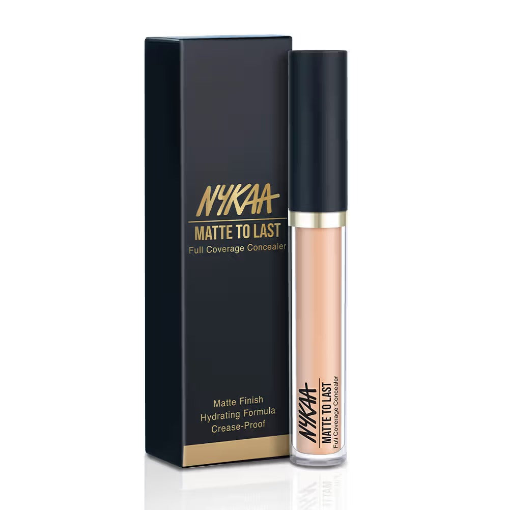 Nykaa Matte To Last Full Coverage Liquid Concealer - 03P Light, 4.5g