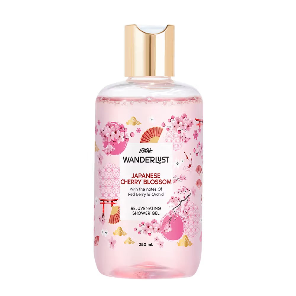 Nykaa Wanderlust Japanese Cherry Blossom Body Wash – 250ml