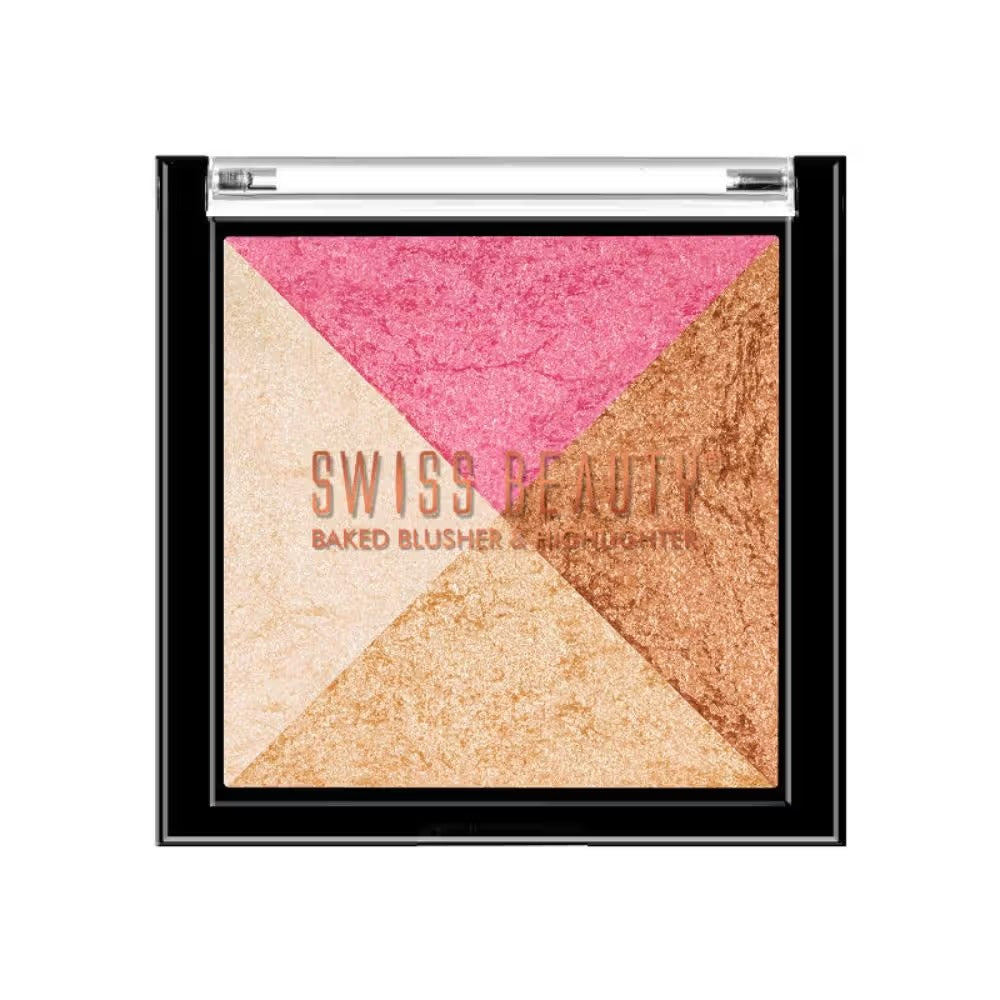 Swiss Beauty Baked Blusher & Highlighter - 05