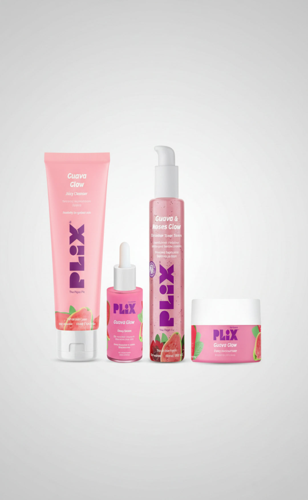 Plix Guava Glow Skincare Combo Kit