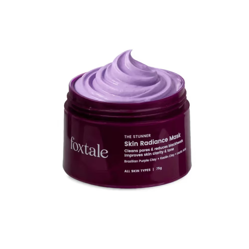 Foxtale De-Tan Face Mask for Brighter-Looking, Hydrated Skin