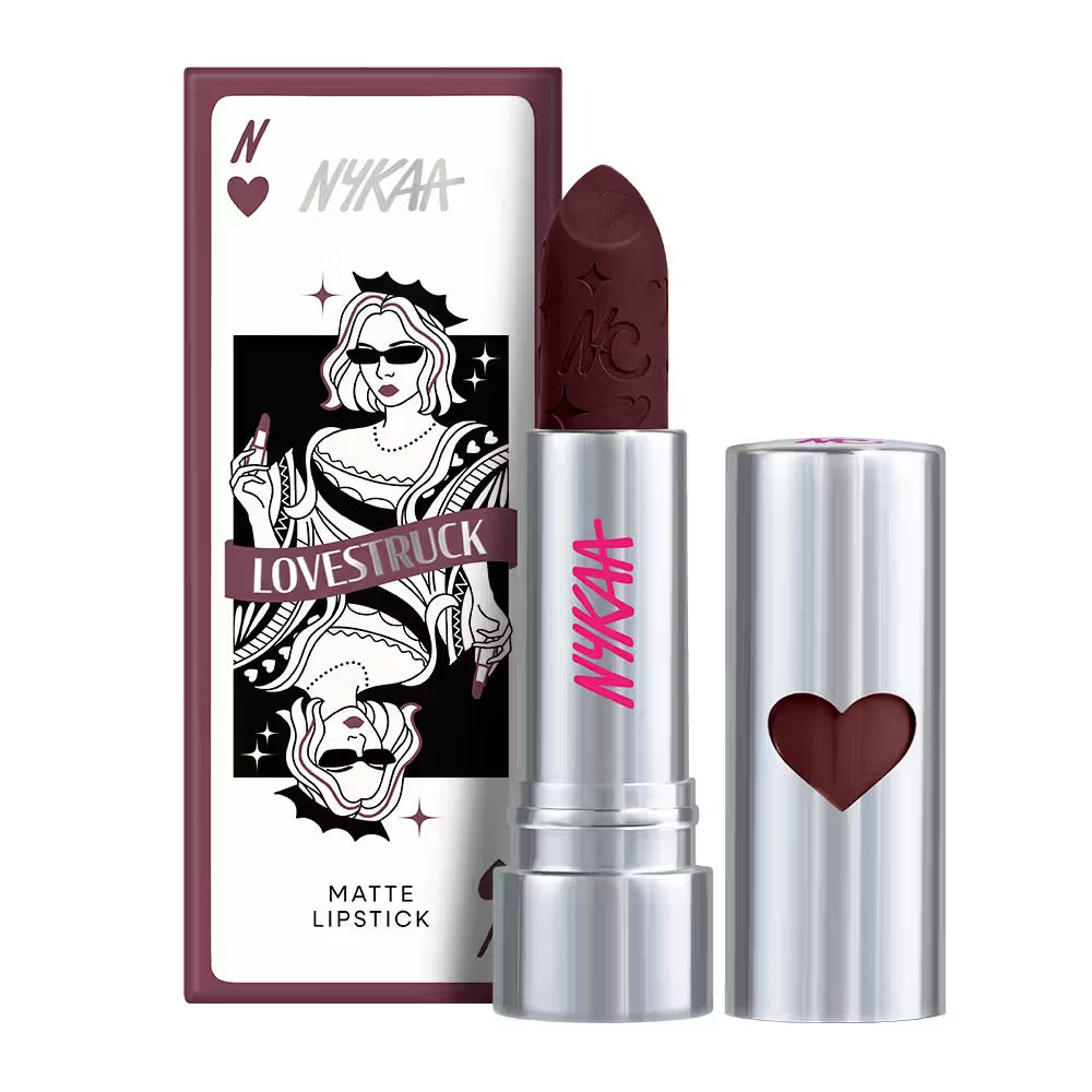 Nykaa Lovestruck Velvet Matte Lipstick – Berry Sweet, 4g