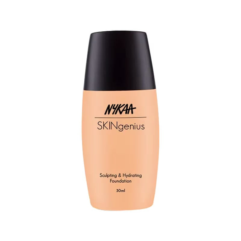 Nykaa SKINgenius Sculpting & Hydrating Dewy Foundation For Dry Skin - True Tan- 04
