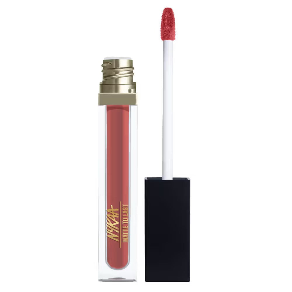 Nykaa Matte To Last Transferproof Liquid Lipstick – Bombae 01, 6.2ml