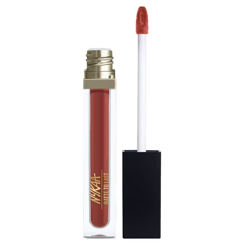 Nykaa Matte To Last Transferproof Liquid Lipstick – Madras Kaapi 05, 6.2ml