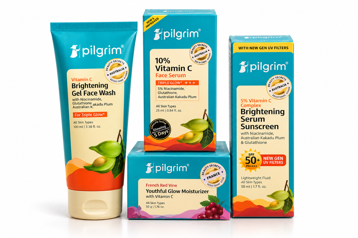 Pilgrim Vitamin C Brightening & Glow Combo