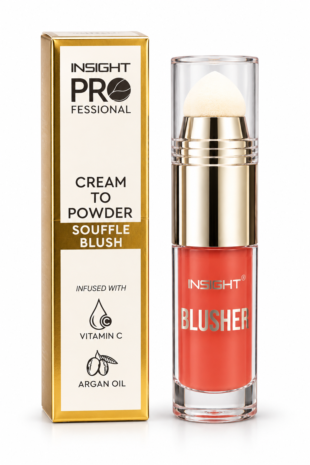 Insight Professional Cream to Powder Souffle Blush - Peach Ice Candy 01