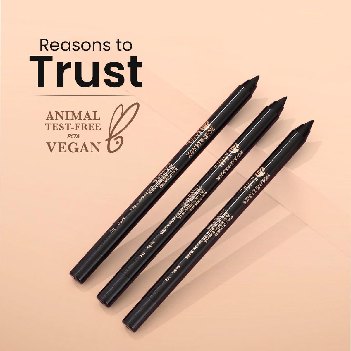 Swiss Beauty Bold & Black Kajal – 1.2 g for Defined Eyes