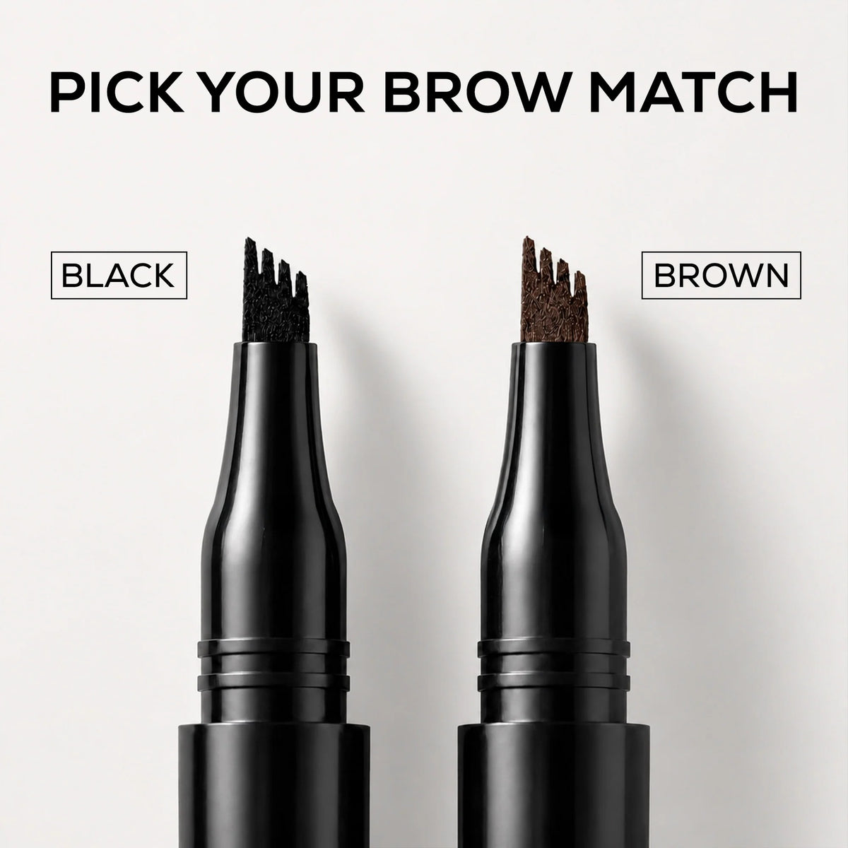 RENEE Browfill Eyebrow Pen – Black, 1ml