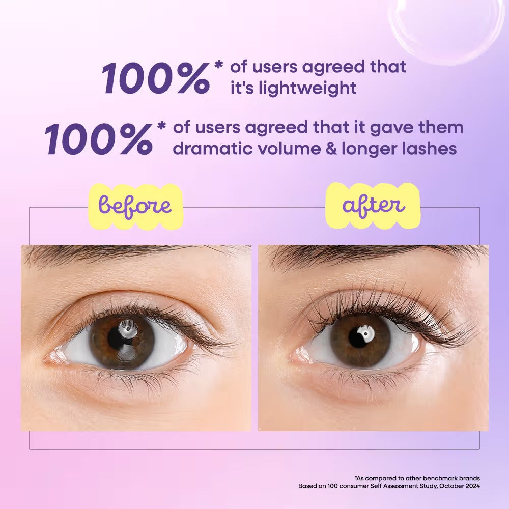 Nykaa Cosmetics Superlight Volumizing Peptide Mascara, 9ml