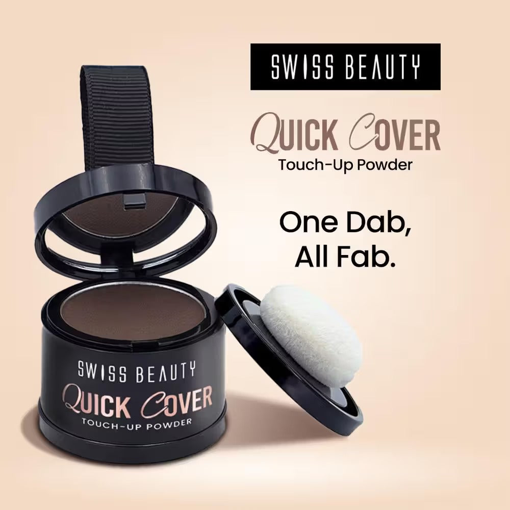 Swiss Beauty Quick Cover Touch-up Powder - Smoky Black