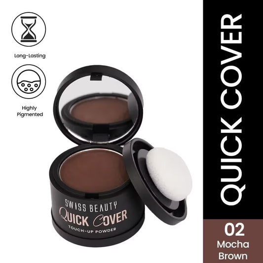 Swiss Beauty Quick Cover Touch-up Powder - Mocha Brown