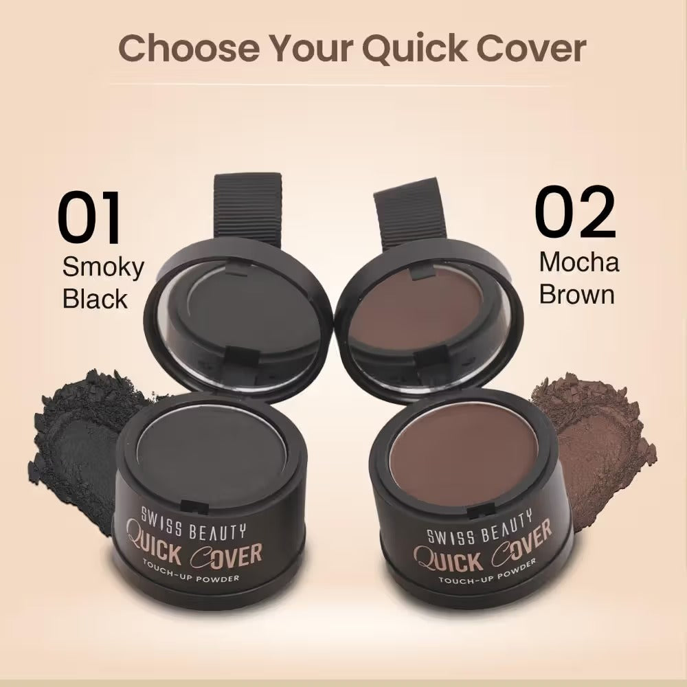 Swiss Beauty Quick Cover Touch-up Powder - Mocha Brown