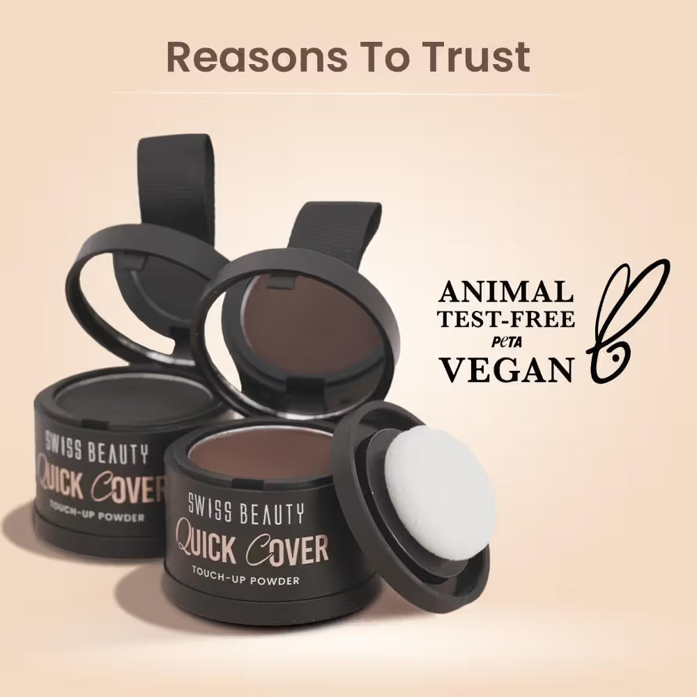Swiss Beauty Quick Cover Touch-up Powder - Mocha Brown