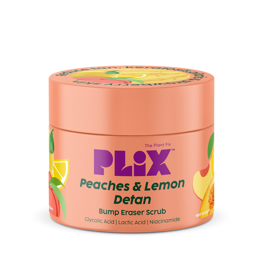 Plix Peaches & Lemon De-Tan Bump Eraser Scrub