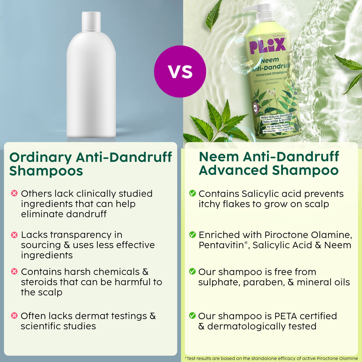 Plix Neem Advanced Anti-Dandruff Shampoo