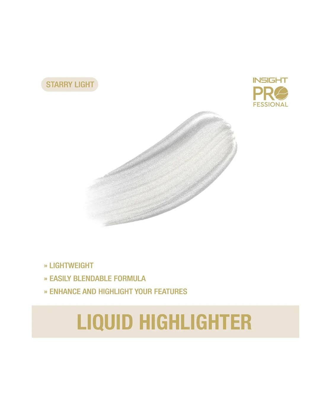 Insight Pro Starry Light Liquid Highlighter for Glowing Makeup – 25ml