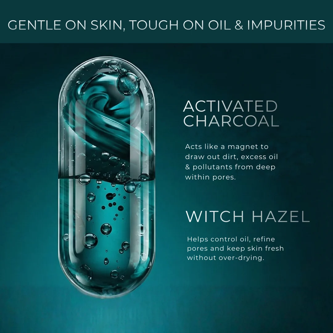 Facewash with Activated Charcoal For Men