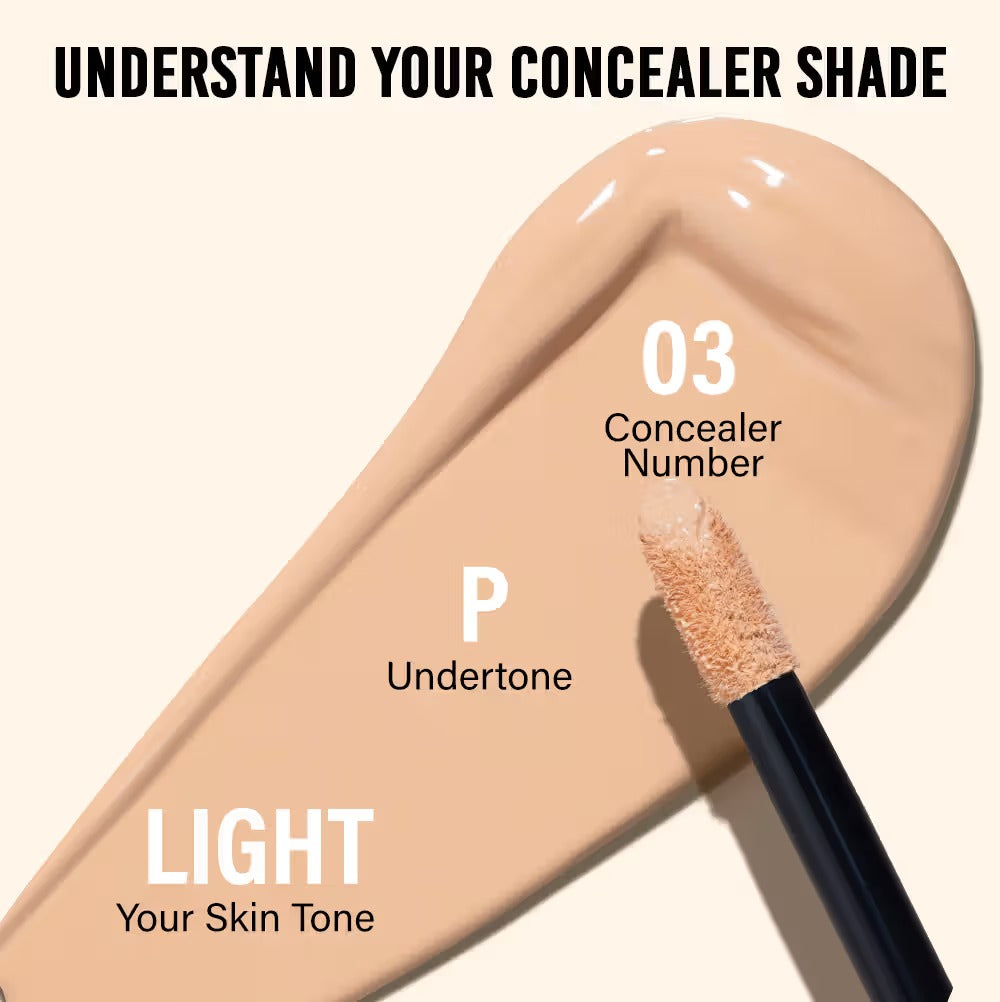 Nykaa Matte To Last Full Coverage Liquid Concealer - 03P Light, 4.5g