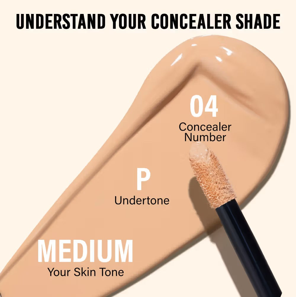 Nykaa Matte To Last Full Coverage Liquid Concealer - 04P Medium, 4.5g
