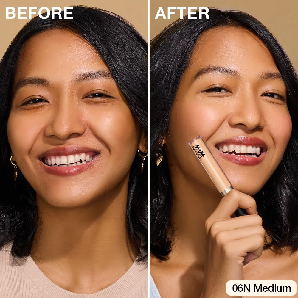 Nykaa Matte To Last Full Coverage Liquid Concealer - 06N Medium, 4.5g