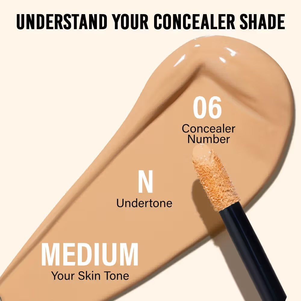 Nykaa Matte To Last Full Coverage Liquid Concealer - 06N Medium, 4.5g