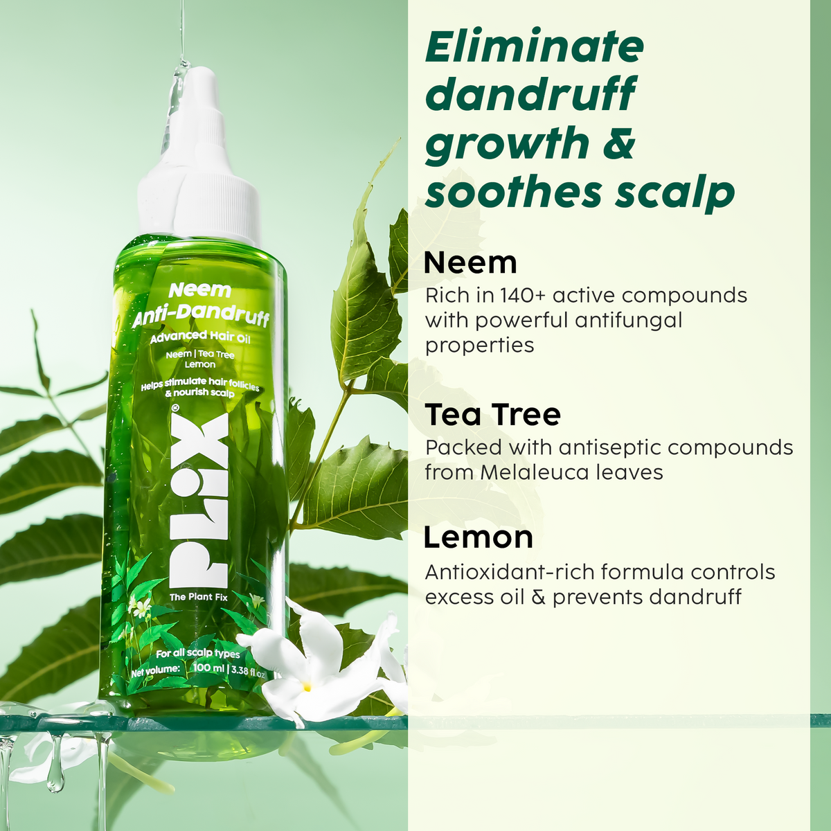 Plix Neem Advanced Anti-Dandruff Hair Oil