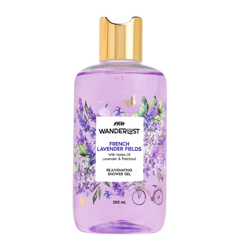 Nykaa Wanderlust French Lavender Body Wash – Lavender and Patchouli, 250ml