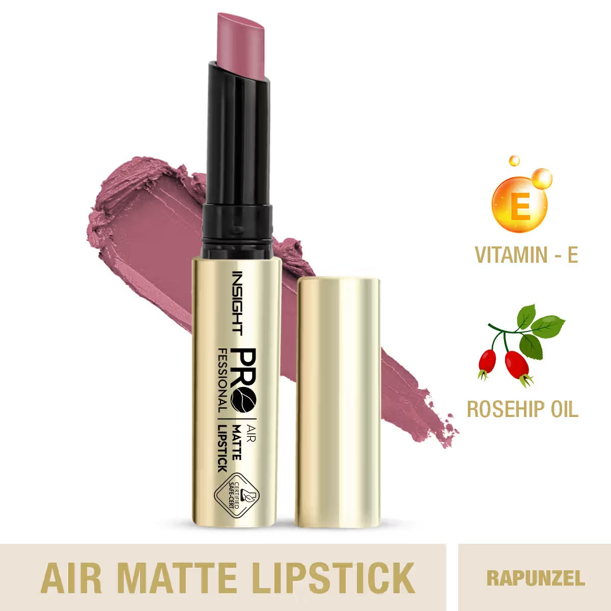 Insight Pro Air Matte Lipstick 05 Rapunzel – Matte Lip Colour, 3g