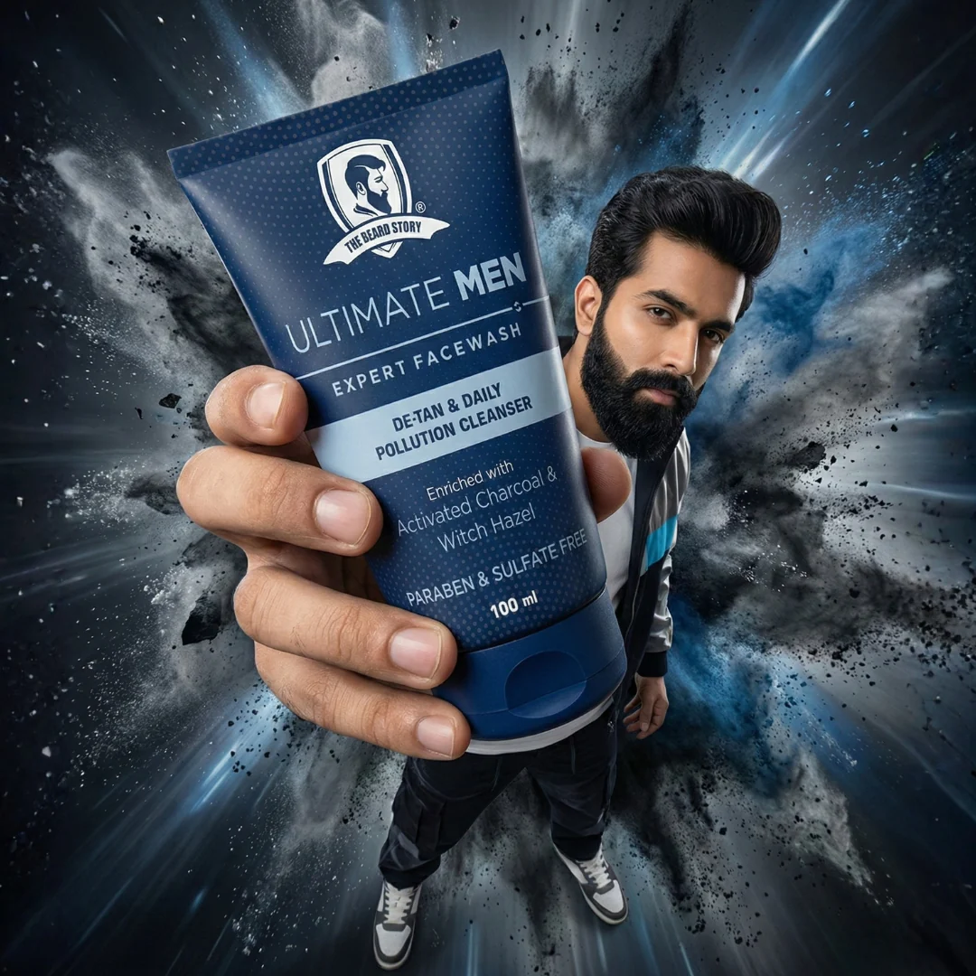 Facewash with Activated Charcoal For Men
