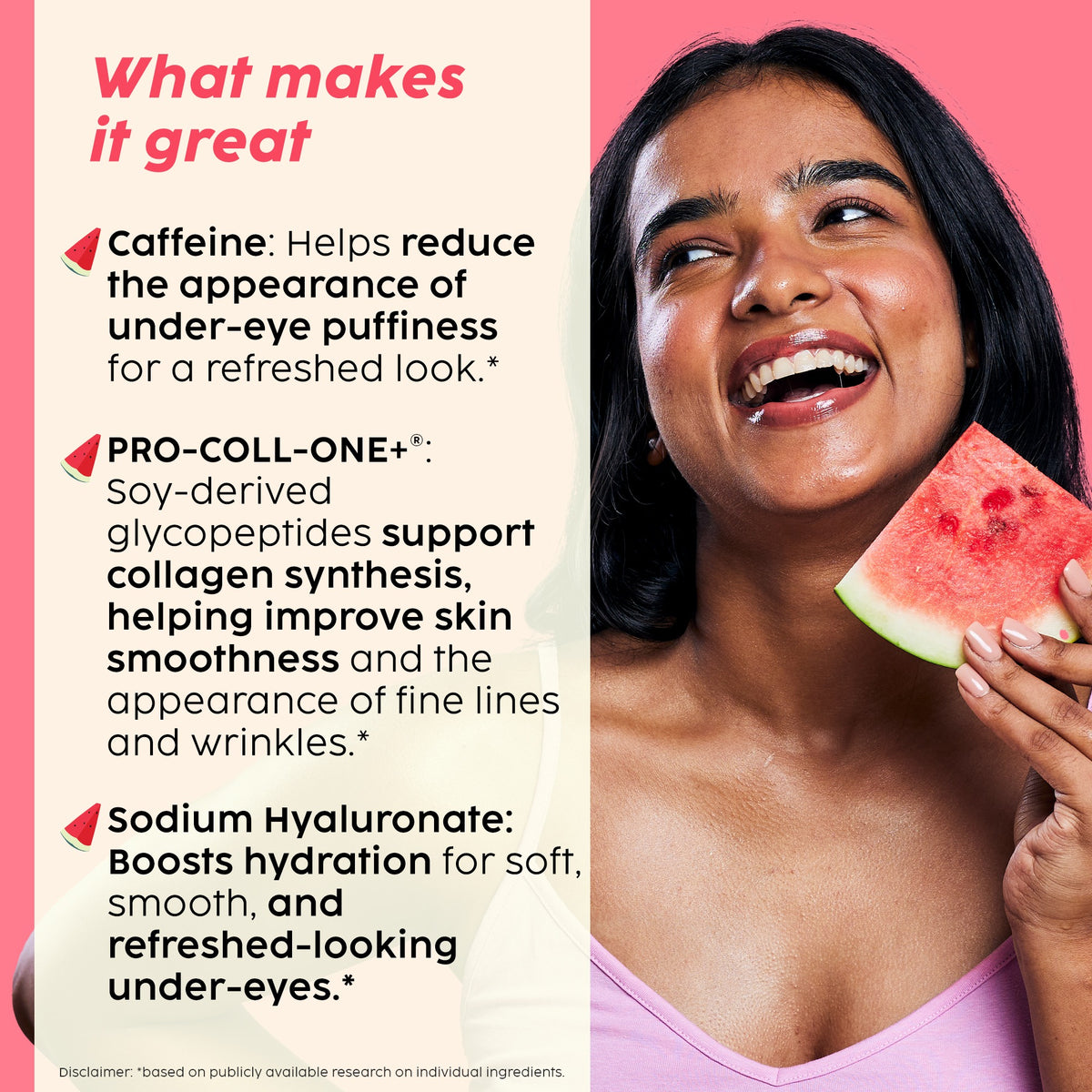 Plix Watermelon Hydrogel Under-Eye Patches – 60 Patches