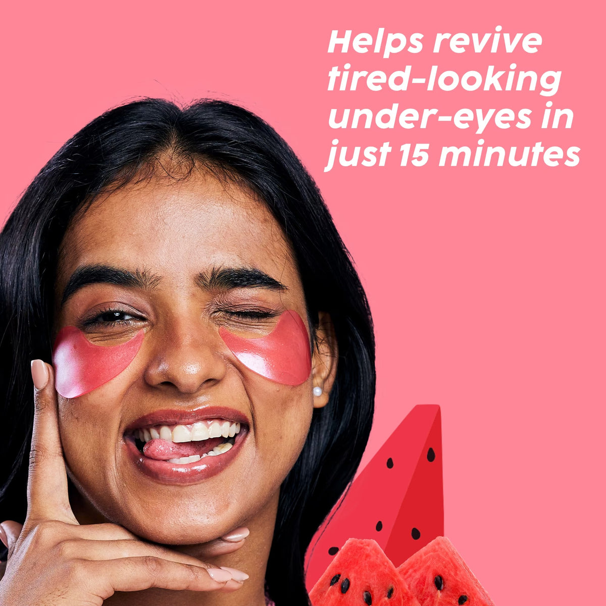 Plix Watermelon Hydrogel Under-Eye Patches – 60 Patches