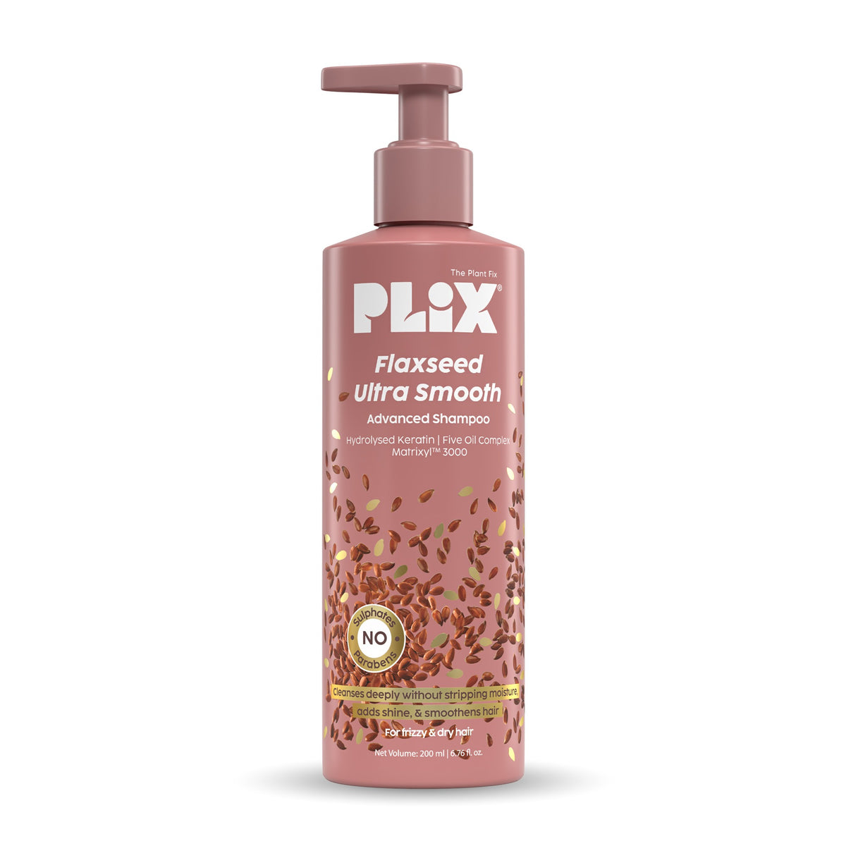 Plix Flaxseed Ultra Smooth Anti-Frizz Shampoo