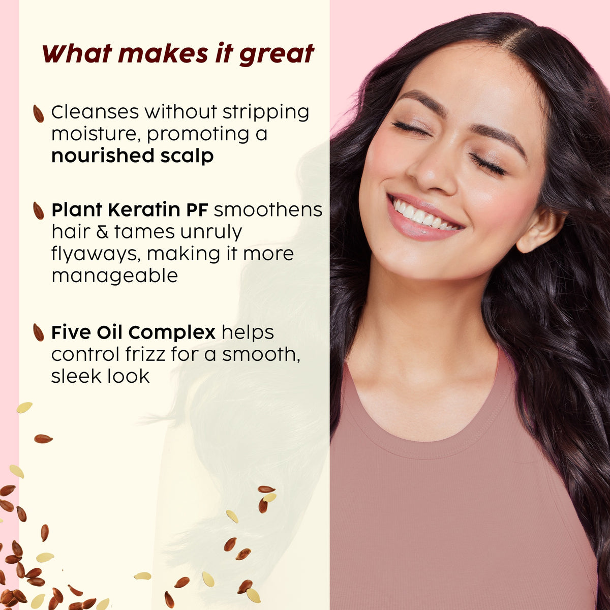 Plix Flaxseed Ultra Smooth Anti-Frizz Shampoo