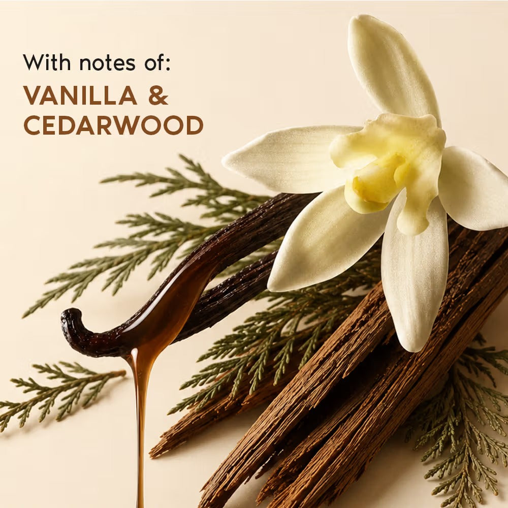 Nykaa Wanderlust Body & Hair Mist - Swiss Vanilla Perfume | Cedarwood & Warm Vanilla Scent - [200ML]