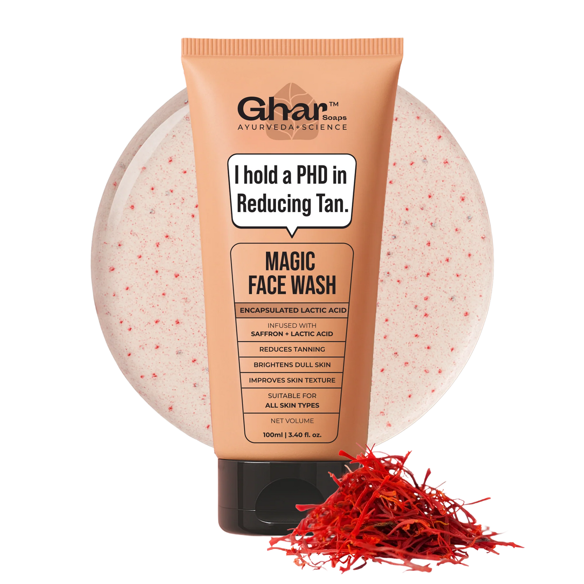 GHAR Magic Face Wash for Everyday Facial Cleansing