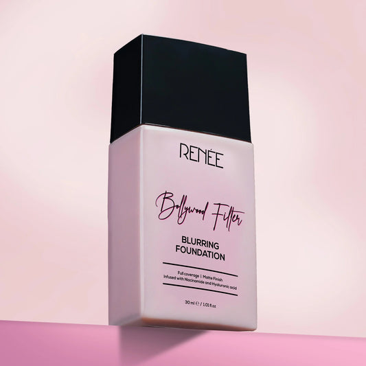 RENÉE Bollywood Filter Pore-Minimising Blurring Liquid Foundation – Hazel Hush, 30ml