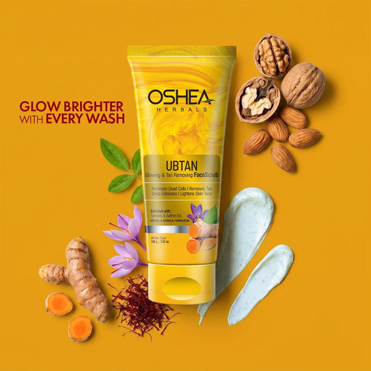 Oshea Ubtan Glowing & Tan Removing Face Scrub – 100g