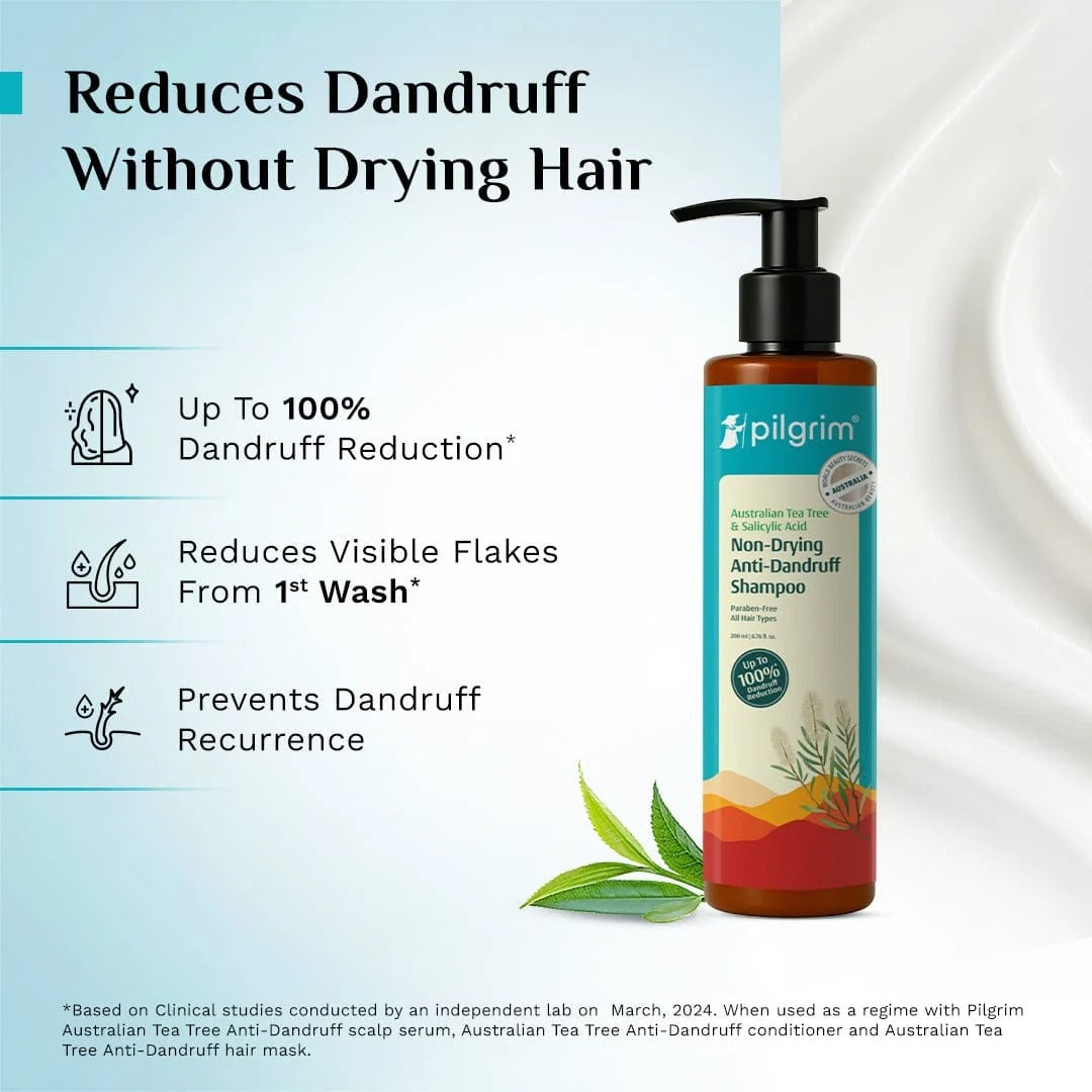 Pilgrim Australian Tea Tree Non-Drying Anti Dandruff Shampoo