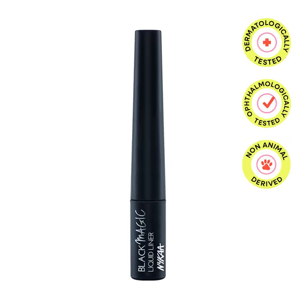 Nykaa Black Magic Liquid Eyeliner - Matte Black 01
