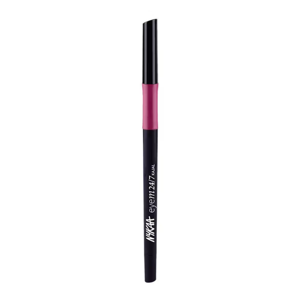 Nykaa EyeM24/7 Smudgeproof Kajal – Ebony Soul 01 Black