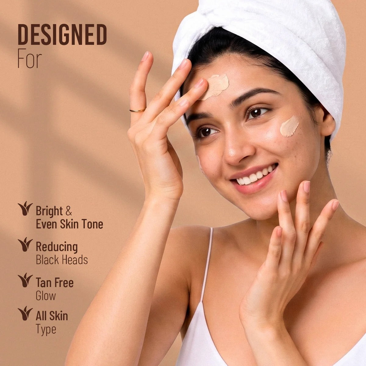 Oshea Radiance D-Tan Face Pack - [120gm]
