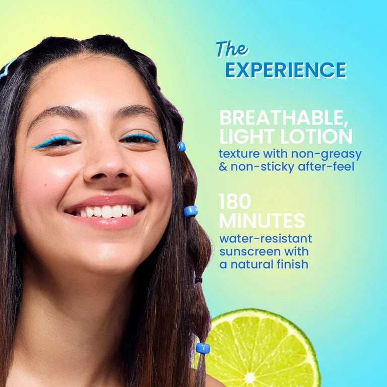Dot & Key Lime Rush Swim + Sports Sunscreen SPF 50+ PA++++ In-Vivo Tested
