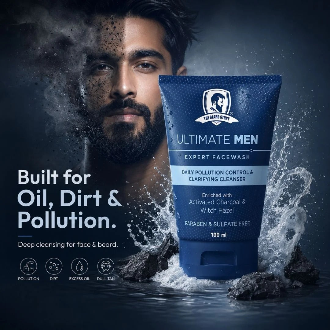 Facewash with Activated Charcoal For Men