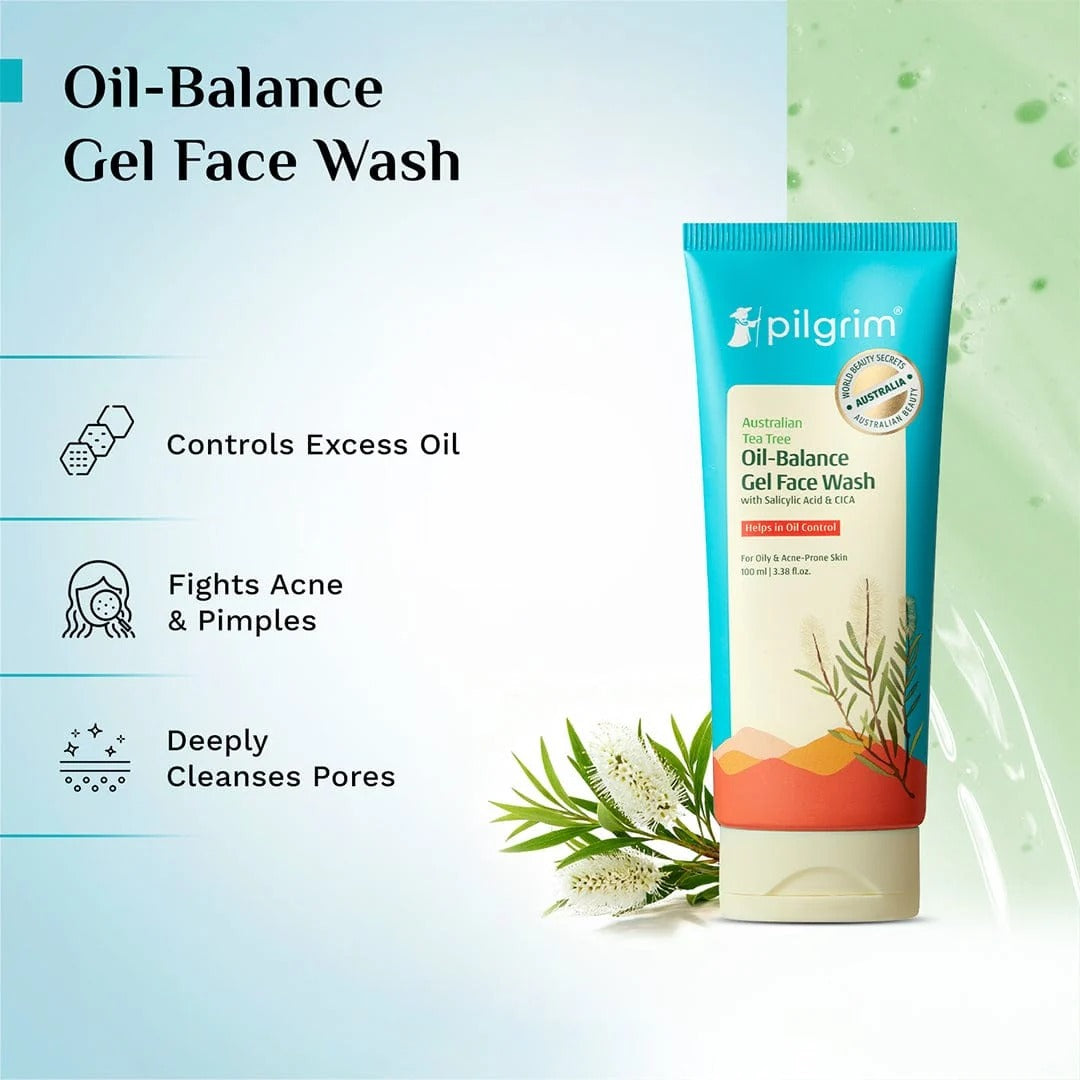 Pilgrim Tea Tree Purifying Gel Face Wash