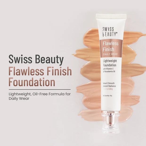 Swiss Beauty Daily Wear Lightweight Foundation – 04 Natural Nude, 40g