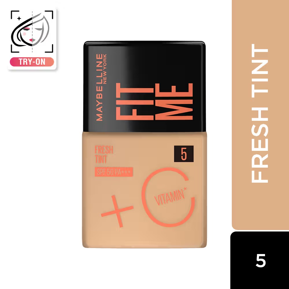 Maybelline New York Fit Me Fresh Tint, Lightweight, SPF 50 PA+++ & Vitamin C - Shade 05