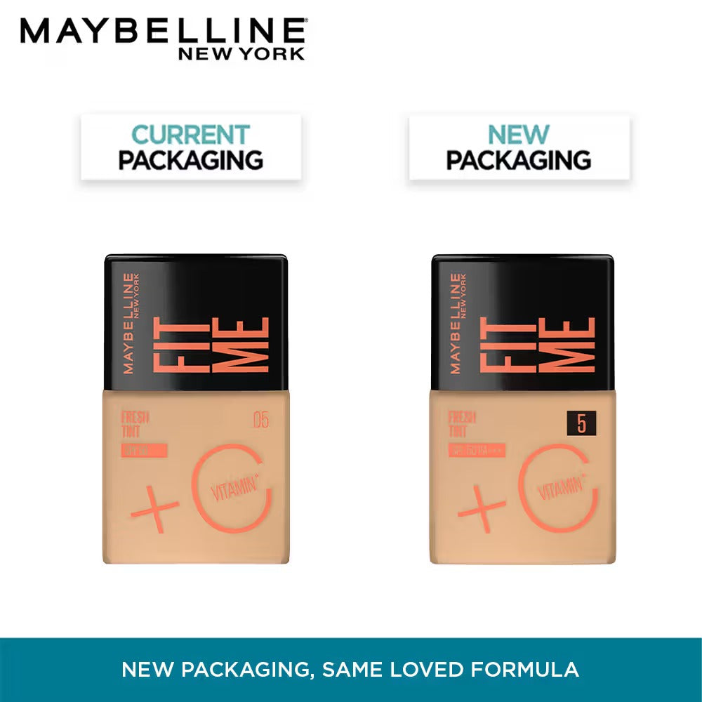 Maybelline New York Fit Me Fresh Tint, Lightweight, SPF 50 PA+++ & Vitamin C - Shade 05