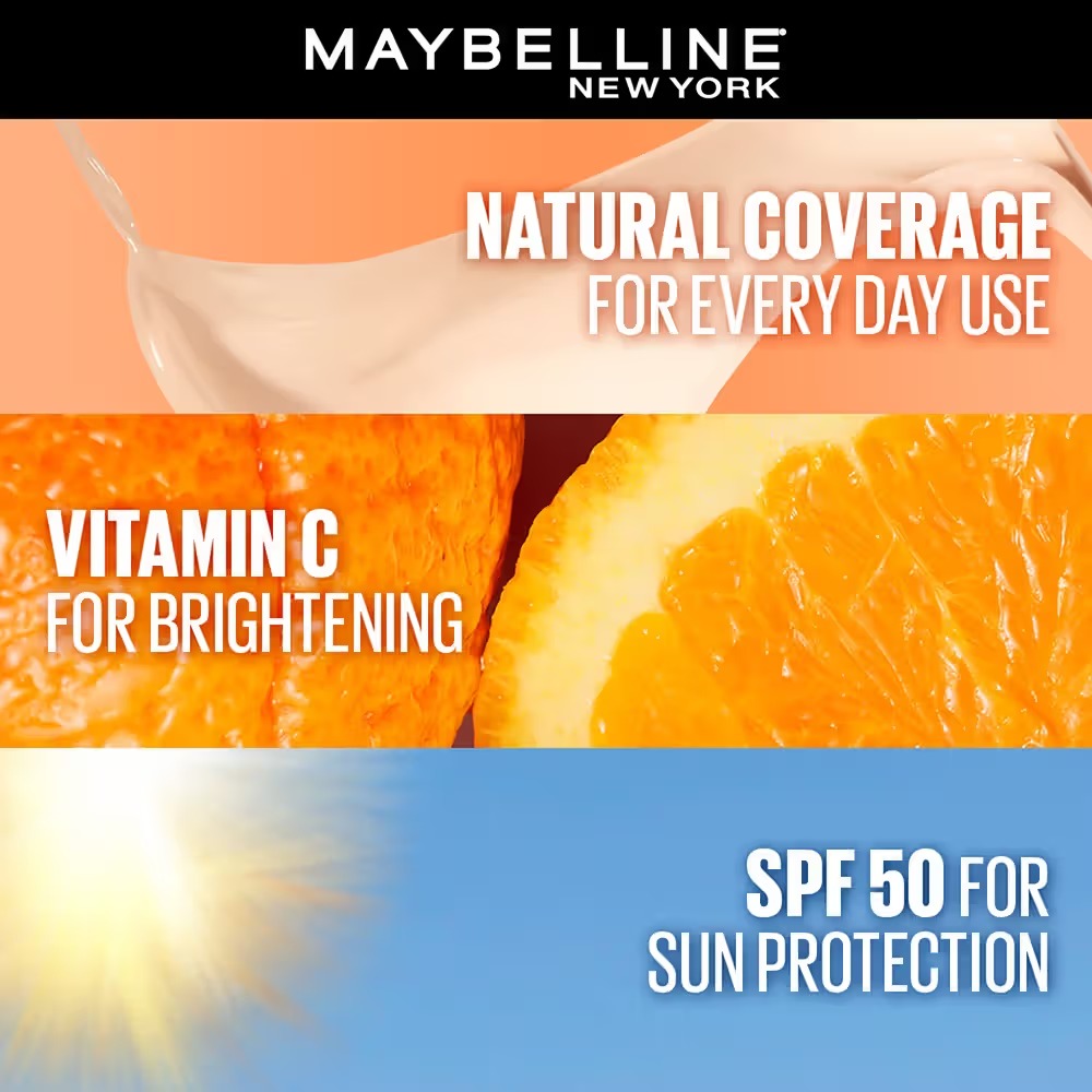Maybelline New York Fit Me Fresh Tint, Lightweight, SPF 50 PA+++ & Vitamin C - Shade 05
