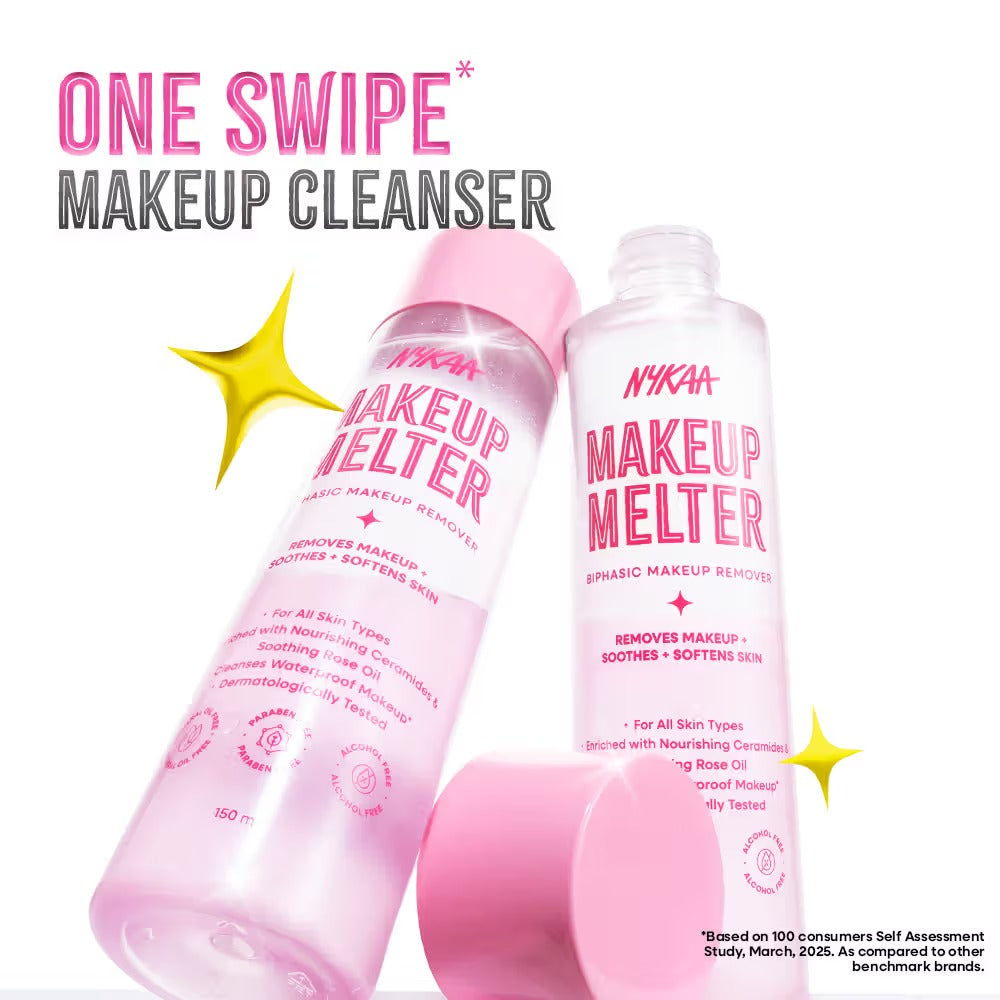 Nykaa Makeup Melter Oil-Infused Cleansing Water & Makeup Remover – 150ml